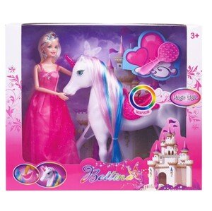 Barbie baba világítós unicornissal