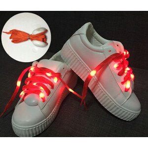 Világító LED-es Cipőfűző Piros