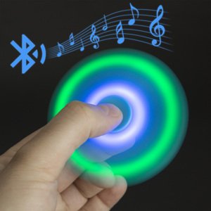 Pörgettyű - Fidget Spinner - LED-es Bluetoothos PARTY KING