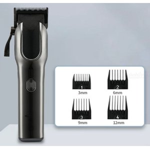 Boxili Hair Clipper - Akkumulátoros haj és szakállvágó készlet, 4 db fejjel