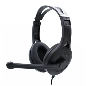 Gamer headset fejhallgató, mikrofonnal, Stereo hangzással - Fekete