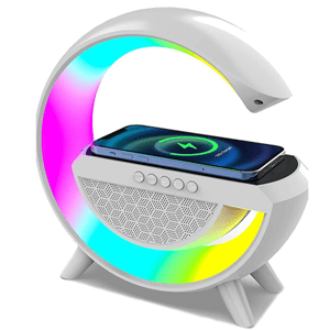 RGB intelligens LED lámpa, bluetooth hangszóróval és telefontöltéssel