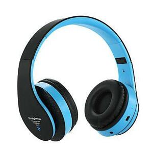 Bluetooth memóriakártyás MP3 fejhallgató - háromféle színben - Fekete