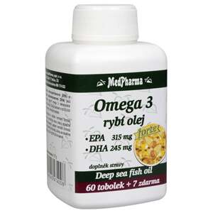 Omega 3 Fish Oil Forte (EPA 315 mg + DHA 245 mg) 67 kapszula