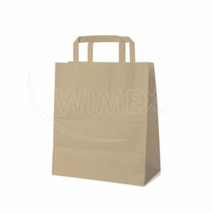 WIMEX s.r.o. Papír táska barna 22+10 x 28 cm [250 db]