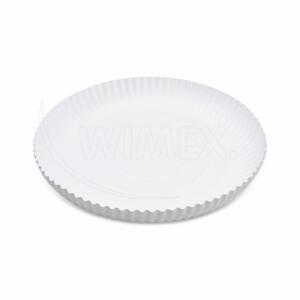 WIMEX s.r.o. Papír tányér (PAP Recy) mély fehér Ø26cm [50 db]
