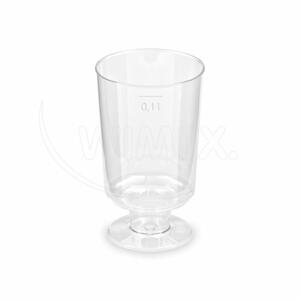 WIMEX s.r.o. Műanyag pohár száron (PS) Ø51mm 0,1L [15 db]