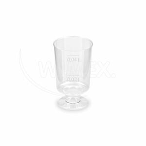 WIMEX s.r.o. Műanyag pohár száron (PS)  Ø38mm 2cl/4cl [20 db]