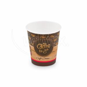 WIMEX s.r.o. Papír pohár "Coffee to go" Ø73mm 200ml `S: 0,18L/7oz` [50 db]