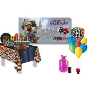 HeliumKing PREMIUM Komplett születésnapi készlet - Harry Potter